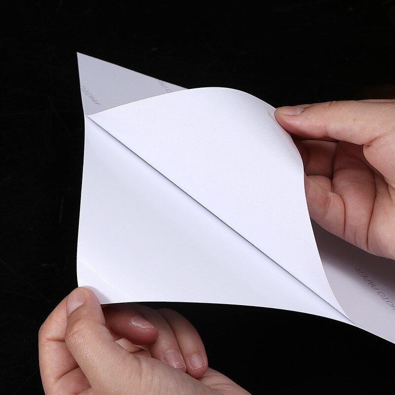 100 Stks/set A4 Matt Printable Wit Zelfklevende Sticker Afdrukken Foto Magnetische A3 Inkjet Papier Iink Voor Kantoor 210 Mm X 297 Mm