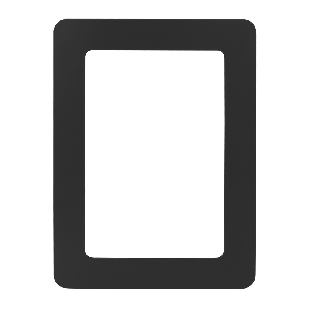 Magnetiske billedrammer 11.8*16 cm magnetisk fotoramme ramme til maleri billedplakat hjem dekorationer køleskab klistermærke: Sort
