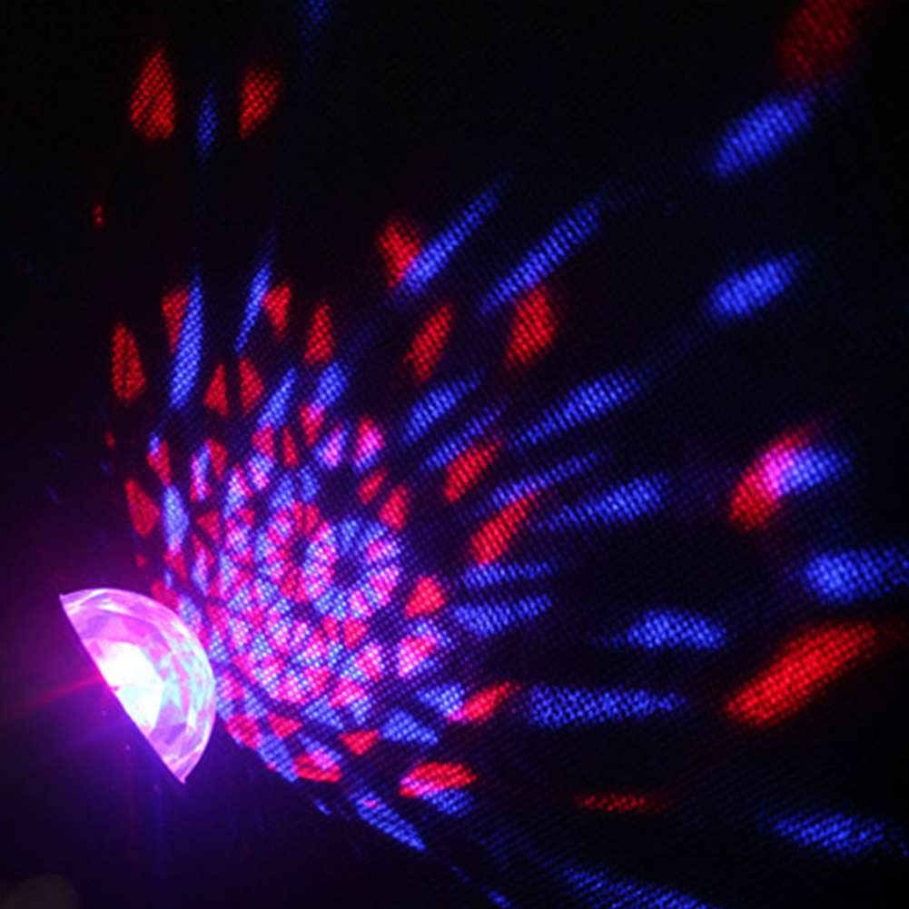 Luces de proyector de escenario de de discoteca Mini Led de voz activada USB bola mágica de cristal Flash DJ luces para casa KTV coche de Bar n. ° 20