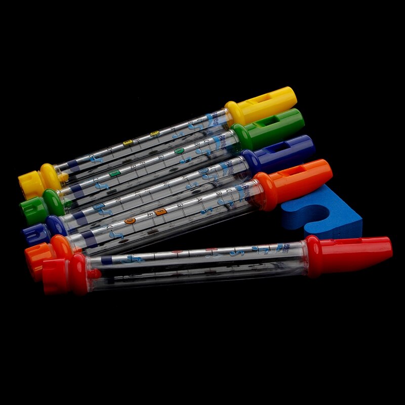 HBB Set of 5 Water Flutes Music Song Sheets Instruments Kids Fun Children Bath Toy
