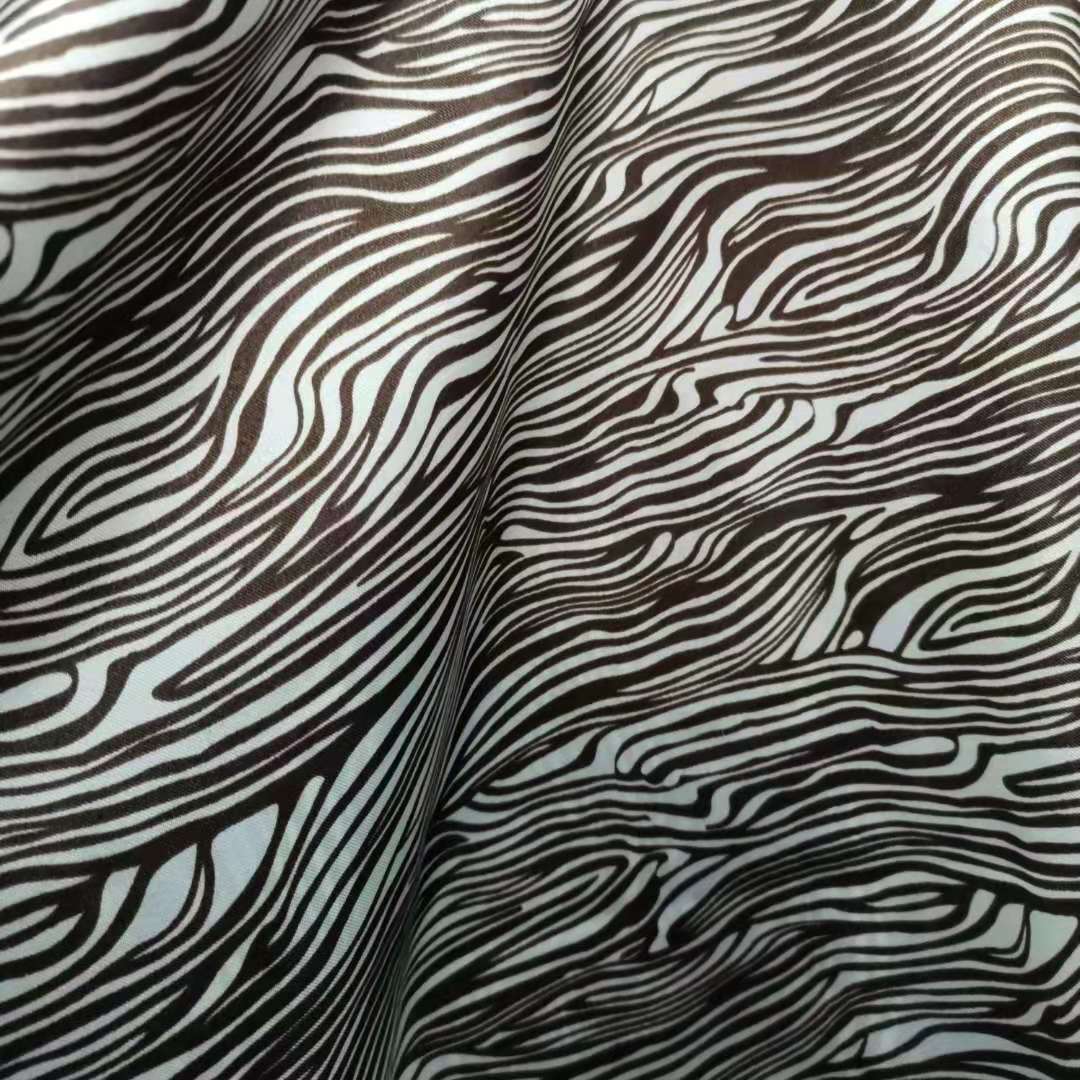 Polyester Zebra Satin Printed Lining Stage Clothing Pattern Dress: 5