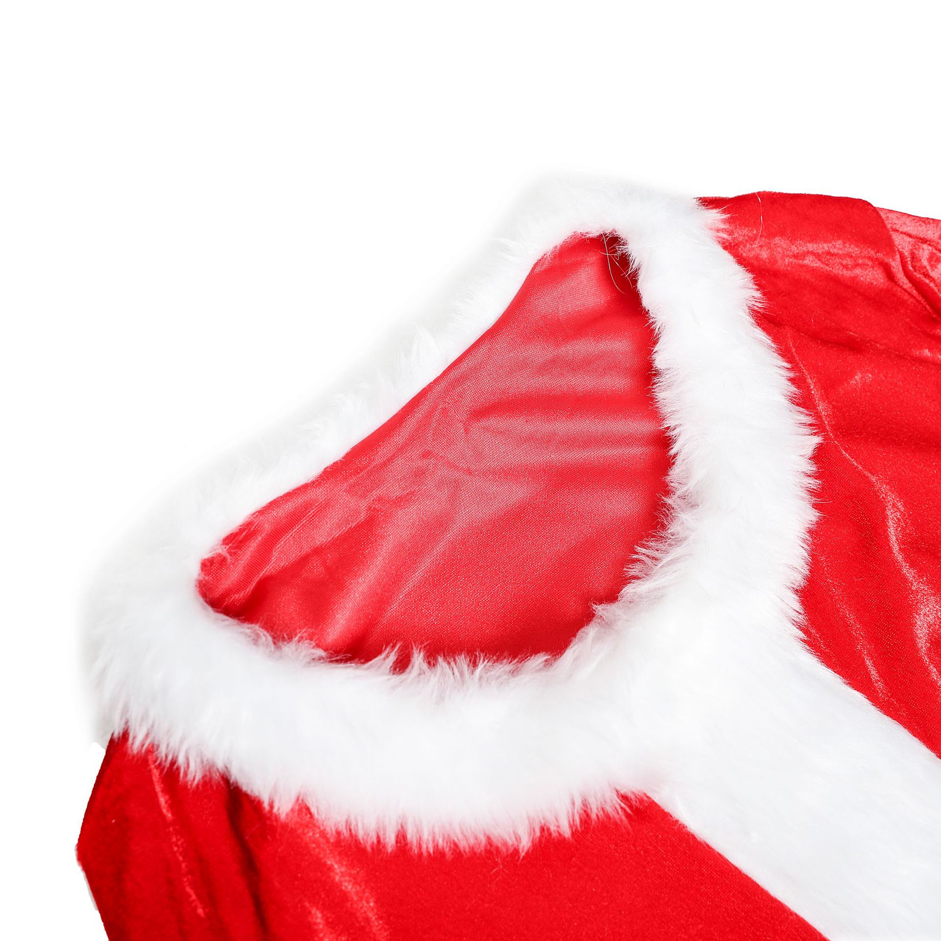 Weihnachten neueste erwachsenen männlichen Santa Claus kostüm 6-stück anzug