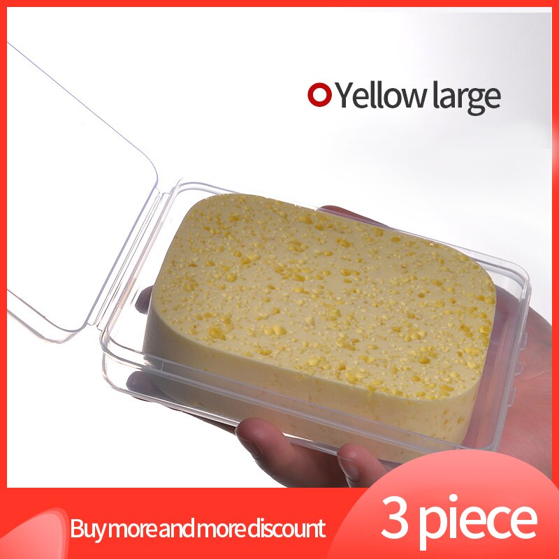 Art Aquarel Spons Hydraterende Speciale Water Shalk Spons Magic Water Absorberende Spons Art Schilderen Leveringen: 3 yellow large