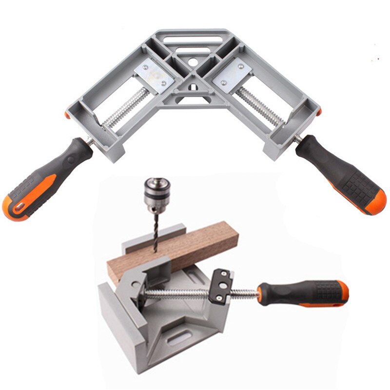 Houtbewerking Klemmen Hoek Klemmen 90-Graden Hoek Bankschroef Dubbel Handvat Verstelbare Voor Frame Strijd Splices Clip Houtbewerking Gereedschap