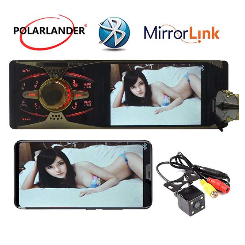 Radio cassette player bluetooth function 4'' inch TFT HD screen car radio MP5 player USB SD 1080P car audio stereo Autoradio