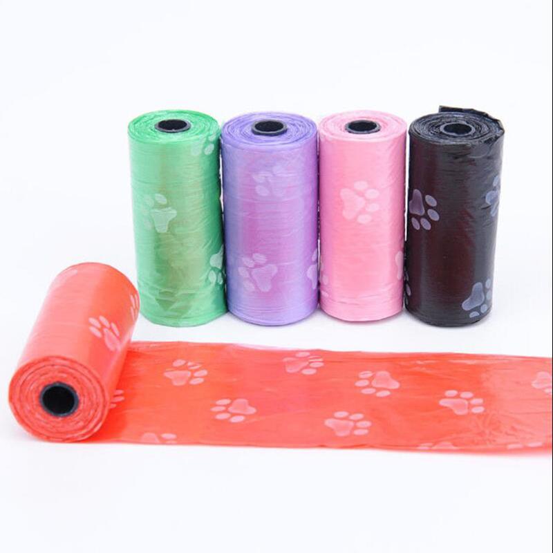 Soppåsar hundar plastpåse hem & boende husdjur 1 rull hund bajs scooper 15 st/påse 15 st/påse 15 st/påse kattprylar förråd