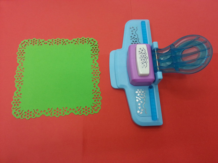 Pappersstansare hantverk kantstämpel (1pc kantstans +1pc kant spetsstans assistent) scrapbooking slag: 1