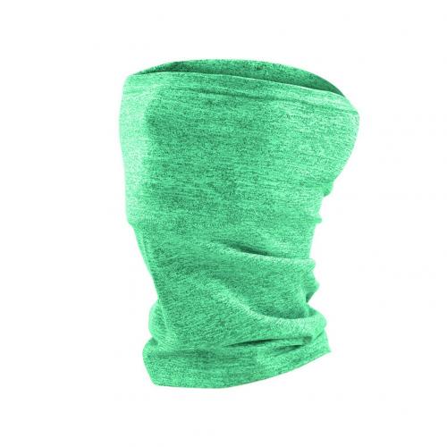 Chip de filtro para ciclismo al aire libre, protección UV, Collar a prueba de polvo, pañuelo mágico multifuncional, bufanda, funda para la cara y el cuello: Green Bandana Only