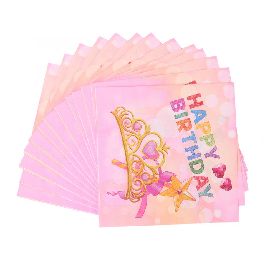 20 stk baby shower papirserviett for festvev serviett dekorasjon servietter babypleie