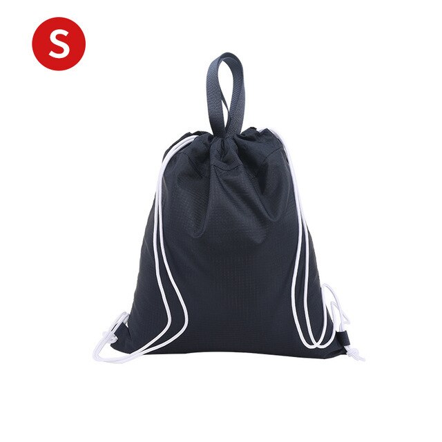 Mannen Sporttas Reizen Opbergzakken Waterdicht Sneldrogende Pack Koord Sport Rugzak Nylon Lichtgewicht Draagbare Tas Vrouwen: Navy s