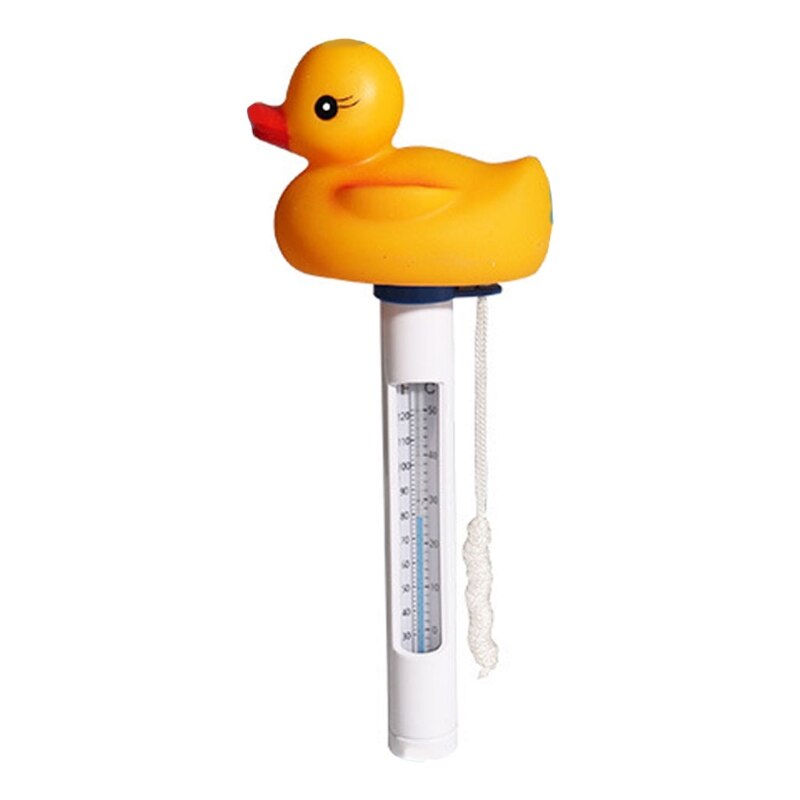 Bouée flottante en forme d'animal mignon, thermomètre de piscine SPA bain à remous affichage facile de la température de l'eau Tube à essai J60B: DK
