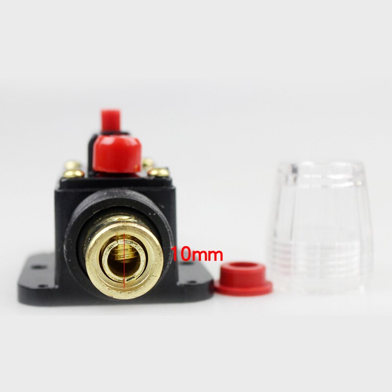 Newest 20A-100A Car Truck Audio Amplifier Circuit Breaker Fuse Holder AGU Style Stereo Amplifier Refit Fuse Adapter