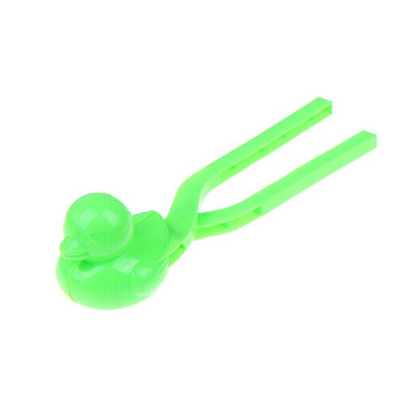 Eend Vormige Sneeuwbal Maker Clip Kinderen Outdoor Winter Sneeuw Zand Mold Tool Speelgoed kan: Green