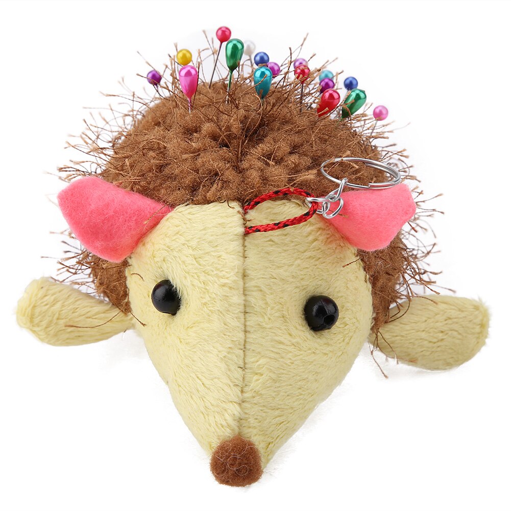 Porte-aiguille à coudre en forme de hérisson, joli support de broche de coussin, bricolage, outil d&#39;artisanat de couture, ensemble circulaire de rangement d&#39;aiguilles à tricoter