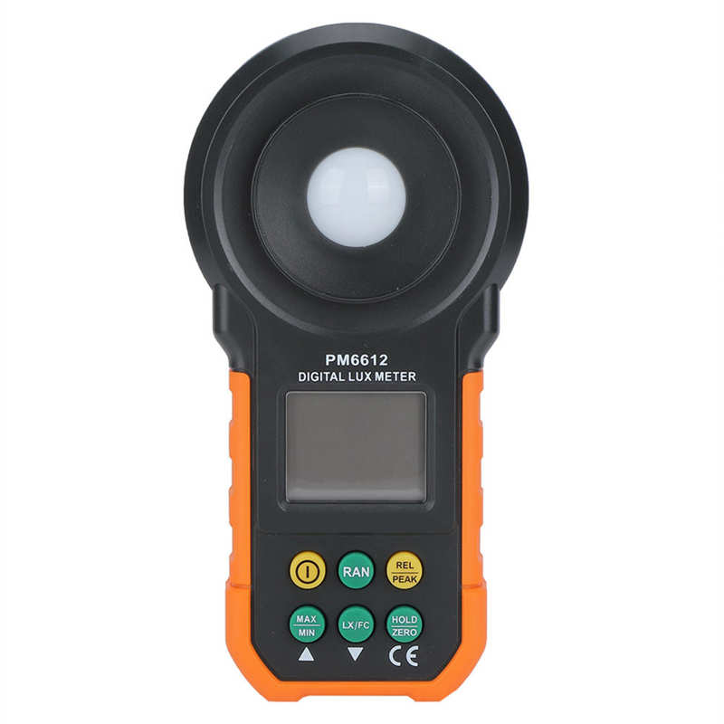 PM6612 Portable High Accuracy Handheld Digital Light Meter Luxmeter Illuminometer Testing Instrument