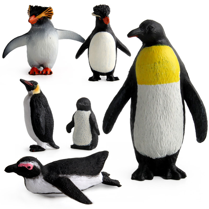 Antarctische Zeedier Simulatie Diermodel Pinguïn Micro Landschap Educatief Speelgoed Voor Kinderen Animal Model Decoratie