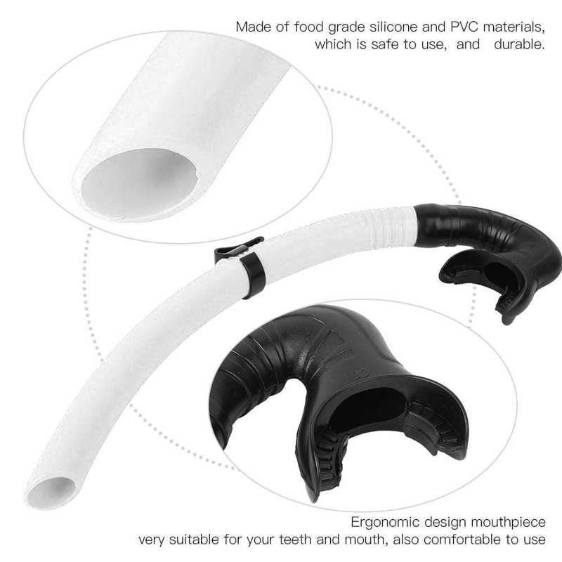 Swim Snorkel PVC Diving Breathing Tube All Wet Snorkeling Tube Mask Snorkel Adult Swimmers Snorkeling Gear Snorkel Breathing