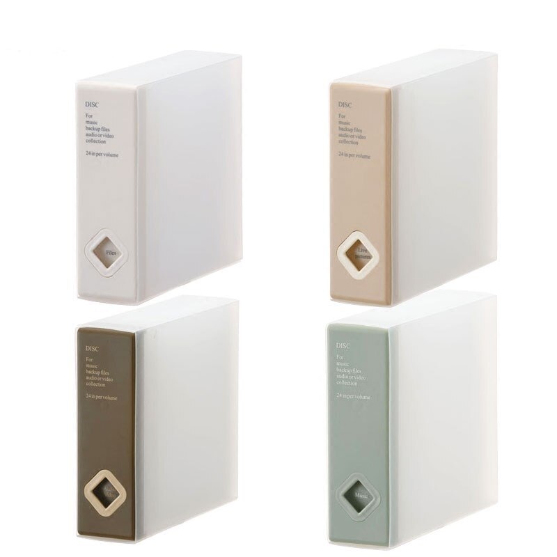 Cd förvaringsbox 20 delar cd box enkel cd förvaring sovrum bil cd paket för pappersvaror