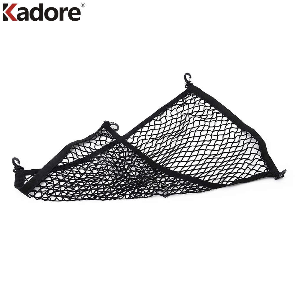 Voor Kia Sorento Auto Kofferbak Zwarte Bagage Parcel Netto Elastische Bagagenet 4 Haak Auto Styling