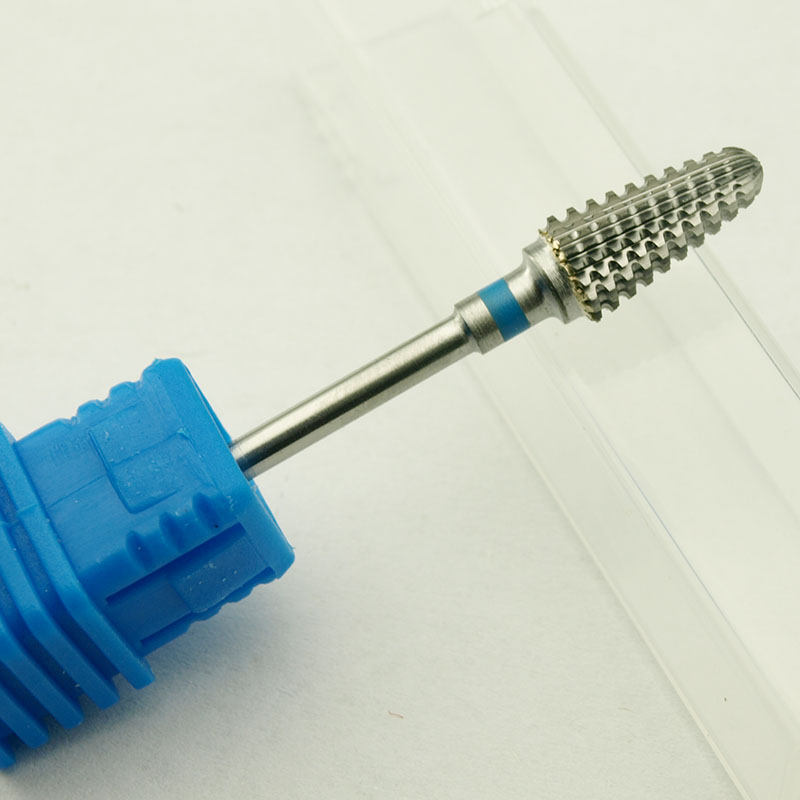 6 tipos de brocas de carburo de tungsteno para uñas, accesorios de taladro para manicura, herramientas de belleza eléctricas para uñas,