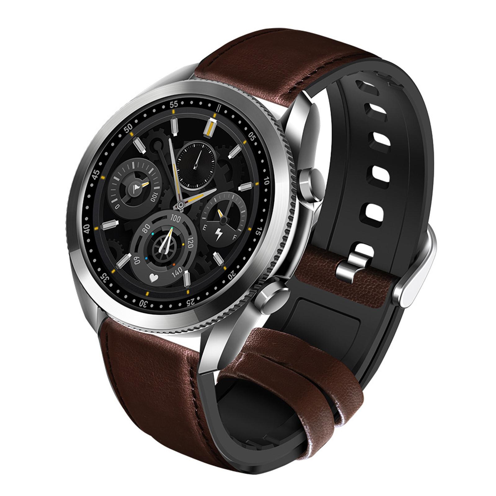 BEHATRD Smartwatch - 1.28" Touchscreen - Fitness Tracker - Heart Rate Monitor - IP67 Waterproof: Silver