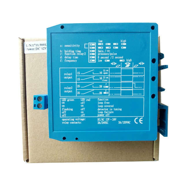 DC12/24V Inductive Loop Detector for boom barrier gate