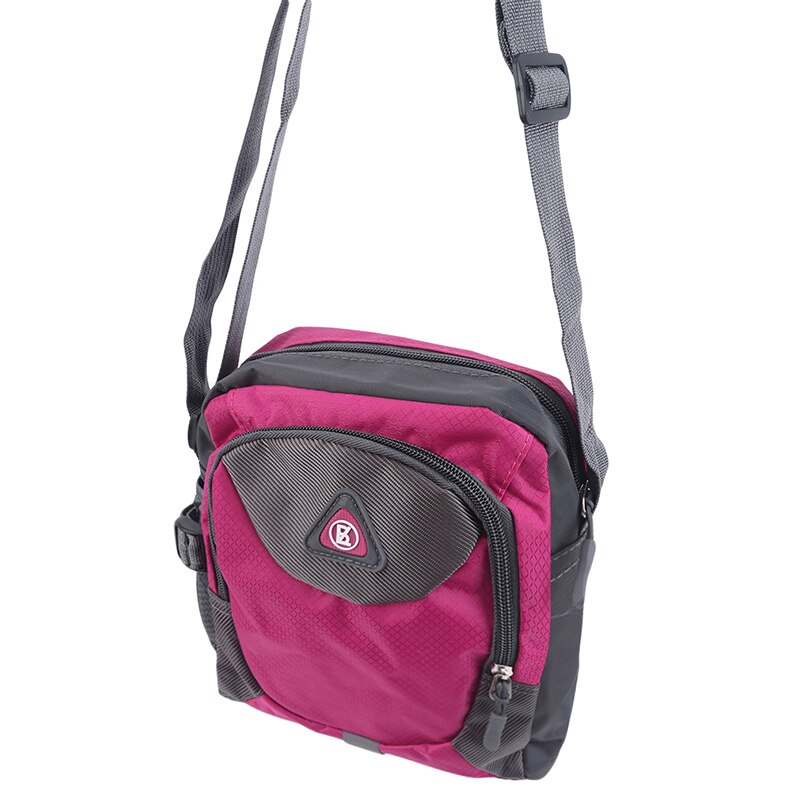 Mobile Phone Small Pouch Case Ladies Sports Flap Shoulder Bag Coin Purse Mini Cell Bags Storage: rose red