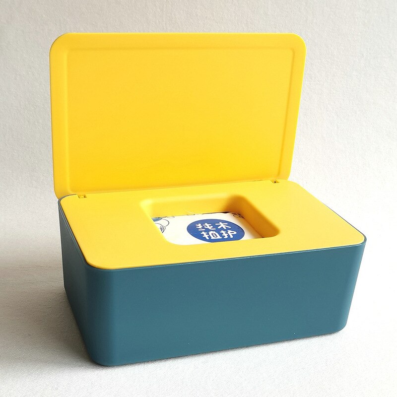 Tissue Doos Natte Doekjes Dispenser Houder Droog Nat Tissue Paper Case Box Doekjes Servet Opbergdoos Houder Container Met Deksel stofdicht: 14