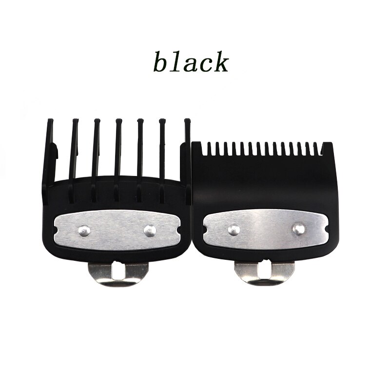 Guía de corte , peine de límite de corte de pelo con Clip de Metal, accesorios de corte de peluquero, cortadora aleatoria 1,5/4,5, 2 uds.: 2pce black