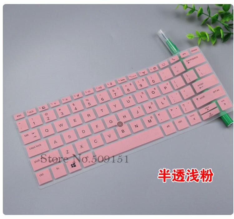 Housse de protection pour clavier d&#39;ordinateur portable HP EliteBook x360 1030 G3 G2, en Silicone, avec trou de Trackpoint, 13 13.3 pouces: Pink