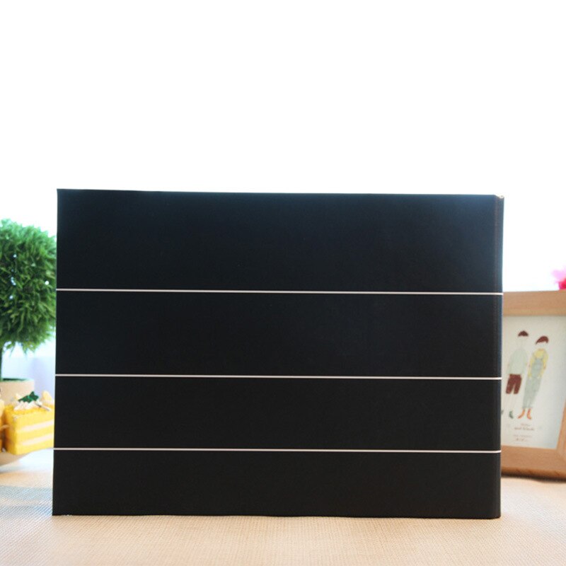 10 inch Photo Albums Black Clapper Board Self-Adhesive Photo Album Photos Memory Record Scrapbook Wedding Birthday