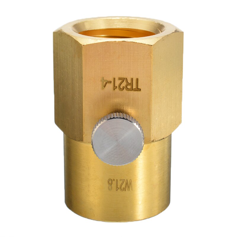 CO2 Cylinder Refill Adapter Connector Valve Tool Kit For Filling Tank Sodastream Soda Club Water Sprinkler TR21-4 to W21.8