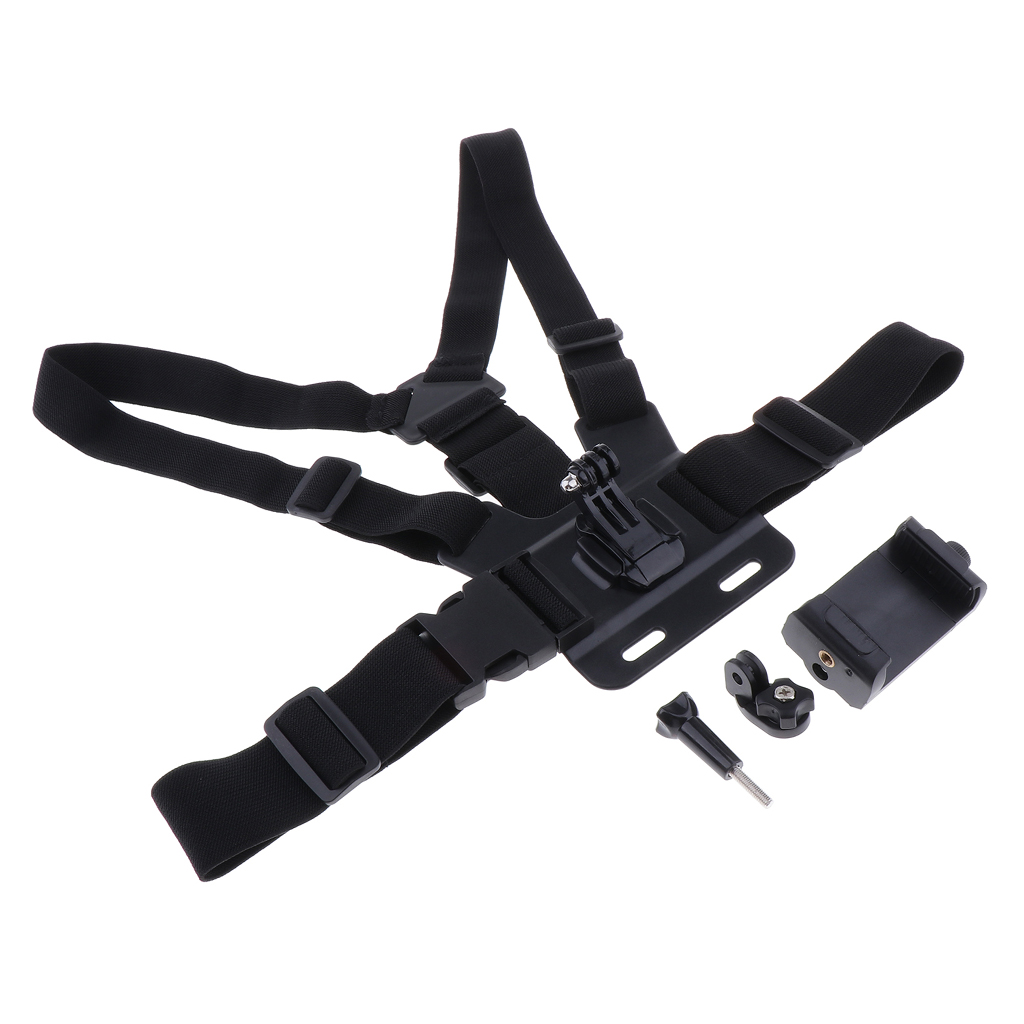 Adjustable Phone Clip Holder Mobile Phone Stand Outdoor Sport Chest Mount Harness Strap Holder for iPhone for Xiaomi for Huawei