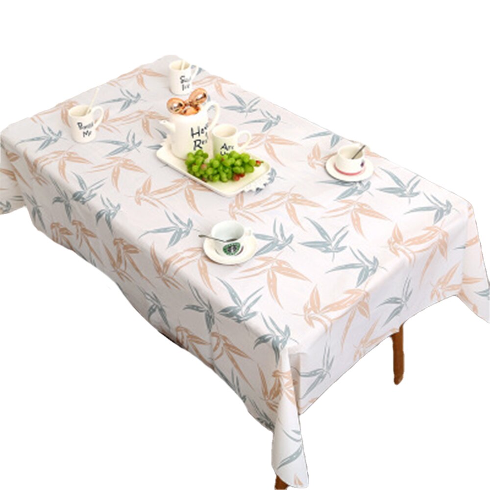 Tablecloth Oil-proof PVC Tablecloth for Dinning Room Party Family Dinner