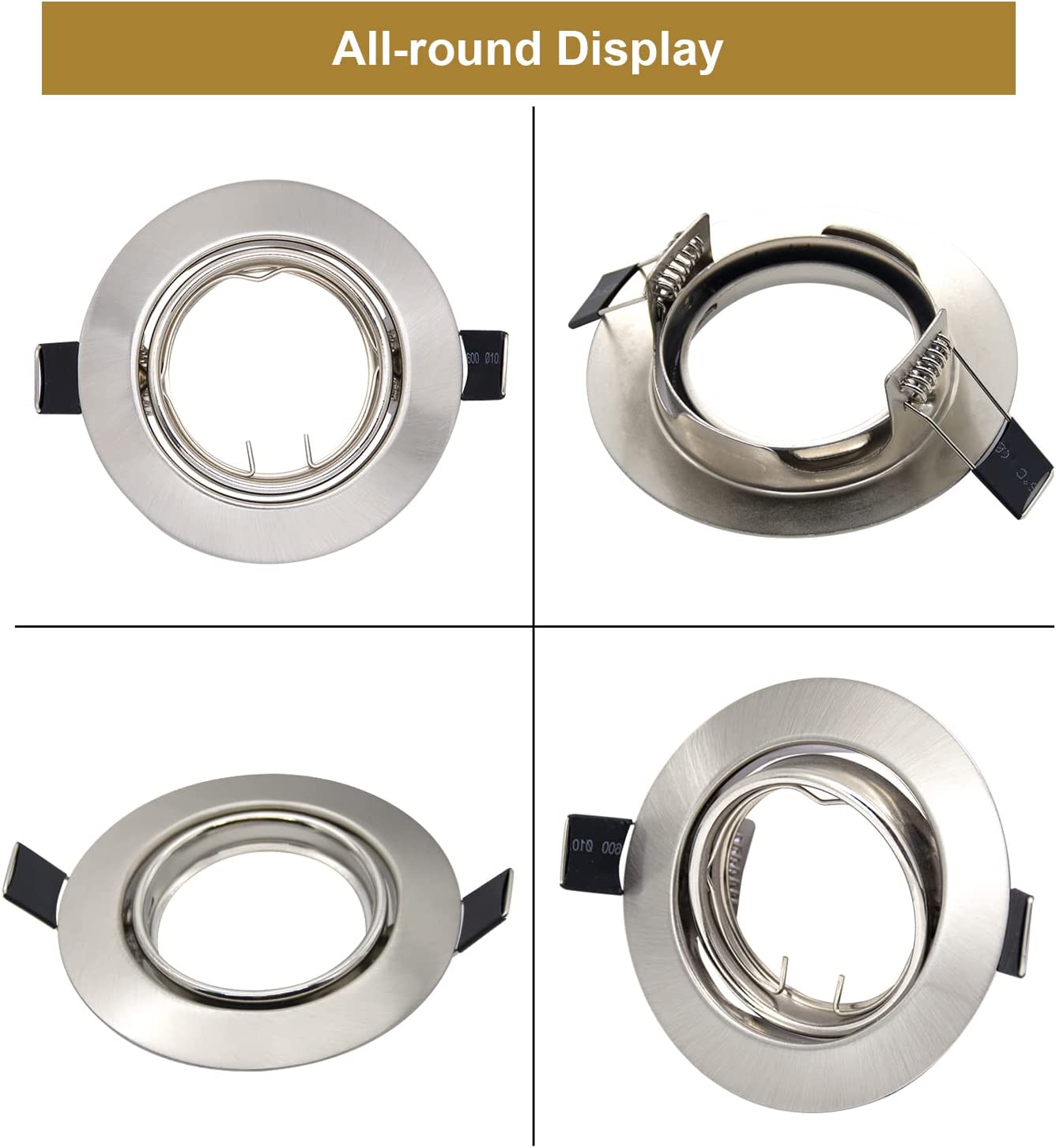 LED Downlights Frame Ronde Armatuur Verstelbare Downlight Led Houders Uitsparing voor MR16 GU10 Lamphouder Inbouw LED Spot Light