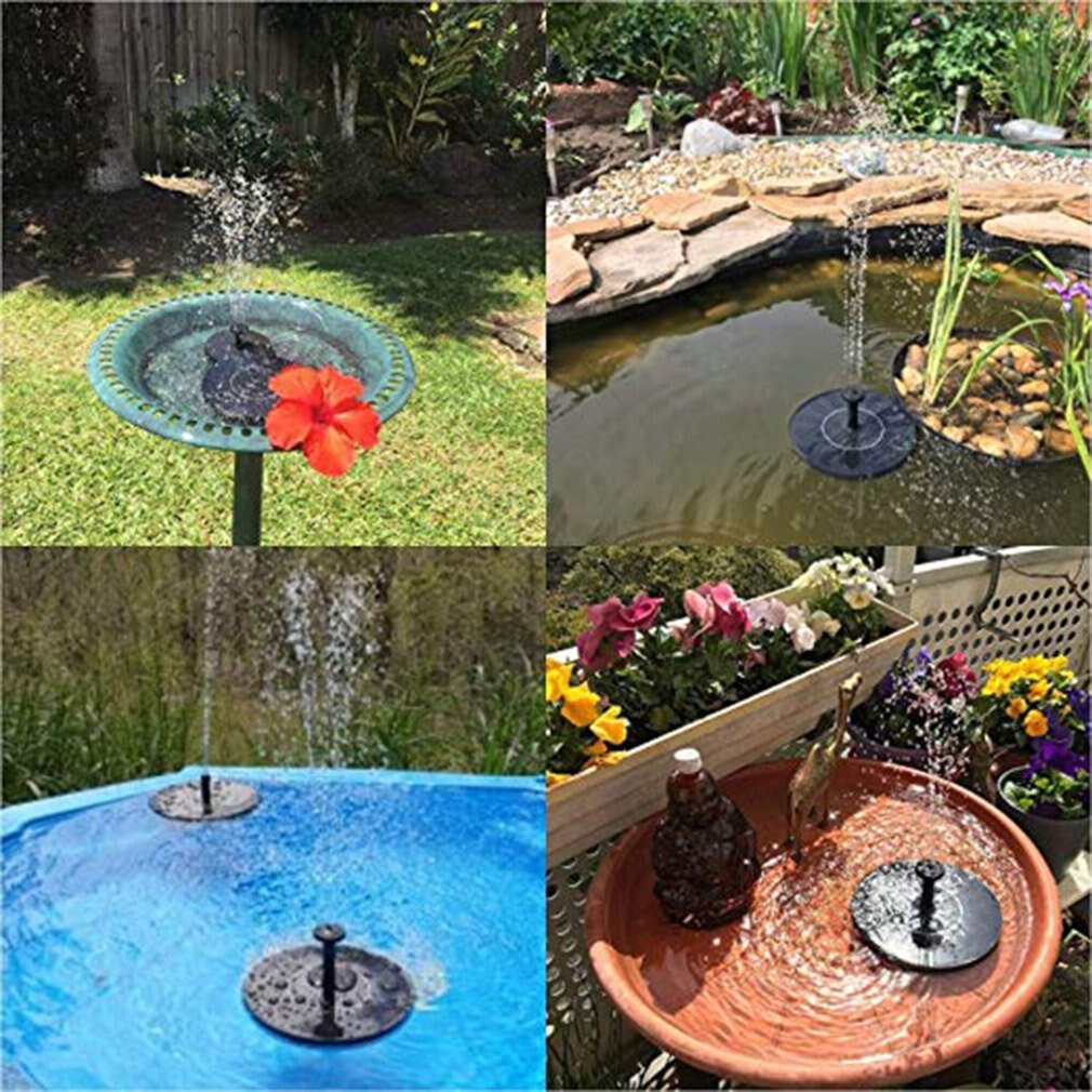 Solar water pump for floating outdoor pool running water floating fountain Garden Fountain Pool Watering Pond Solar Pump