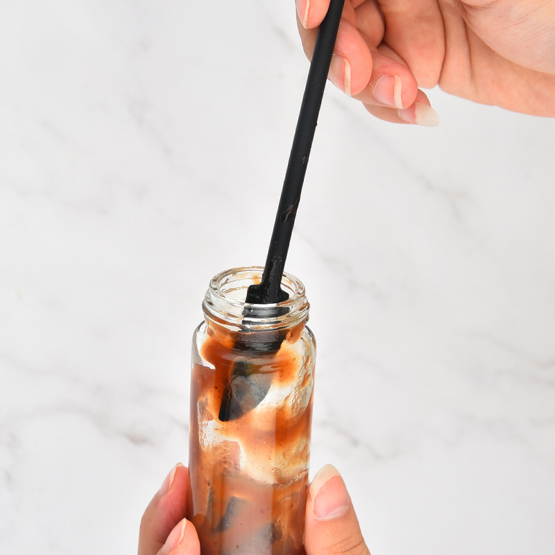 Spatule à confiture allongée en Silicone, grattoir à Double tête, bouteille cosmétique, spatule à Sauce aux fruits, accessoires d&#39;ustensiles de cuisine