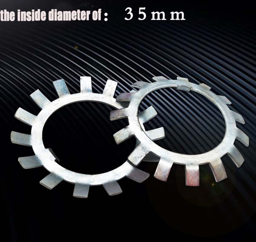 2PC Turret Milling Machine Spindle Bearing B130 Back Washer Machine Parts Accessories Inner Diameter 35mm