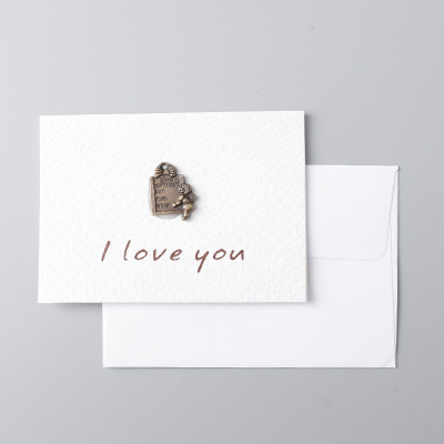 Mini takkekort valentine tillykke med fødselsdagen julefest bryllupsinvitationer brev lykønskningskort: F