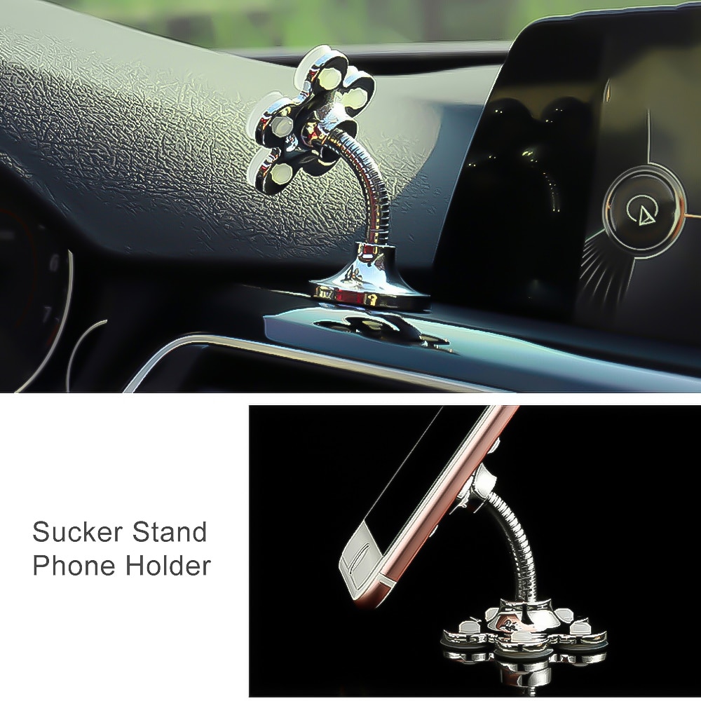 Sucker Stand Telefoon Houder 360 Graden Draaibare Magic Zuignap Mobiele Telefoon Houder Auto Bracket Smartphone Houder