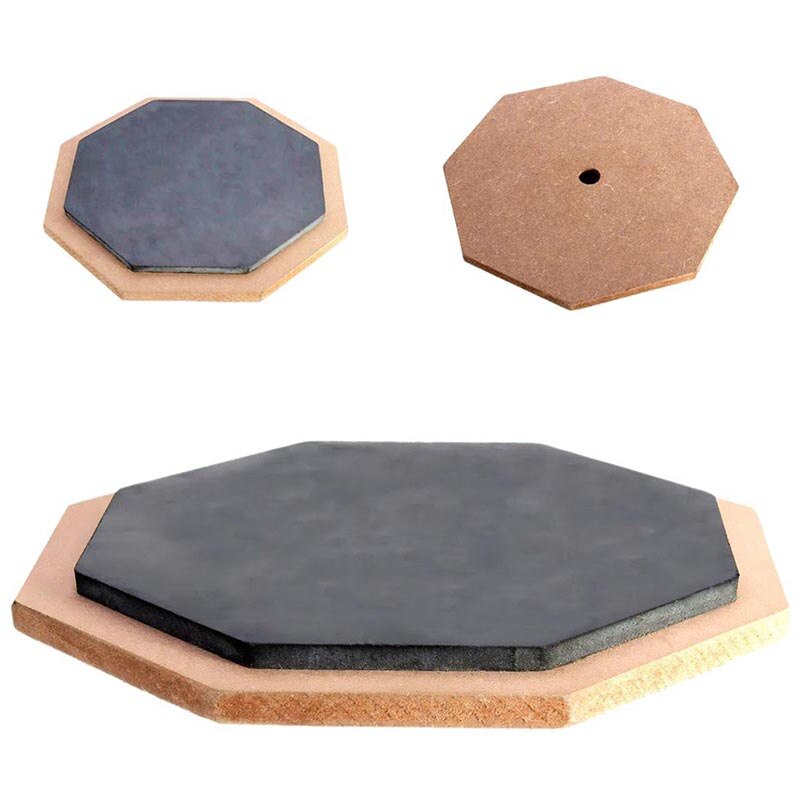 6 "Houten Rubber Drum Pad