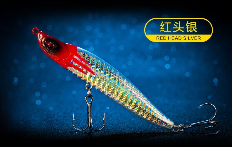 11g 17g fiskesluk sluk wobbler fiske sluk 8#  kroker ørekyt