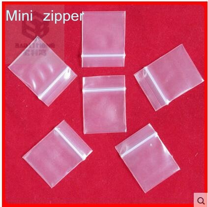 100 pcs/lot Mini Zip lock Bags Plastic Packaging Bags small Plastic zipper bag ziplock bag ziploc