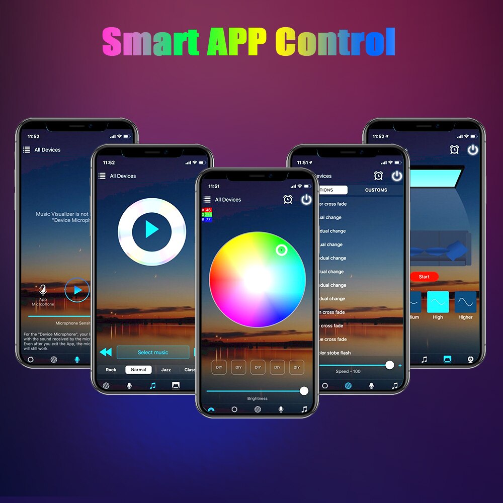 Mini RGB RGBW Wifi Controller Magic Home Timing Function 16 million colors Smartphone Control For RGBW RGB Led Strip Panel light