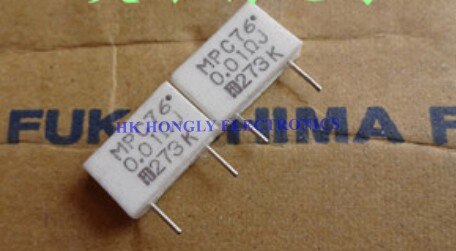 50Pcs MPC76 2W 0.01R 0.05R 0.01 0.05 Ohm J = 5% Cement Weerstand