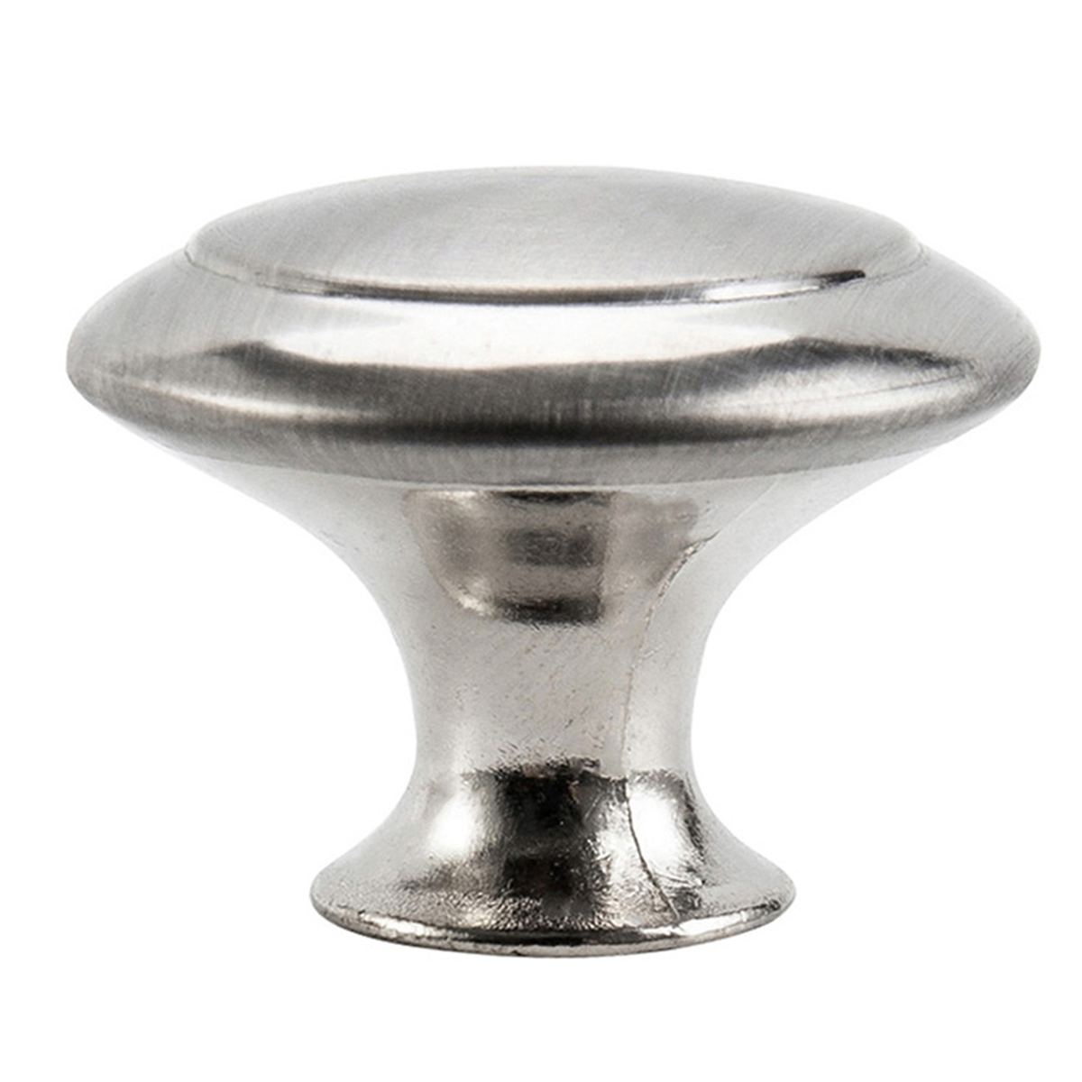 Cabinet Knobs Handle Stainless Steel Drawer Handle Furniture Door Dresser Kitchen Bathroom Hardware Accessory: Silver