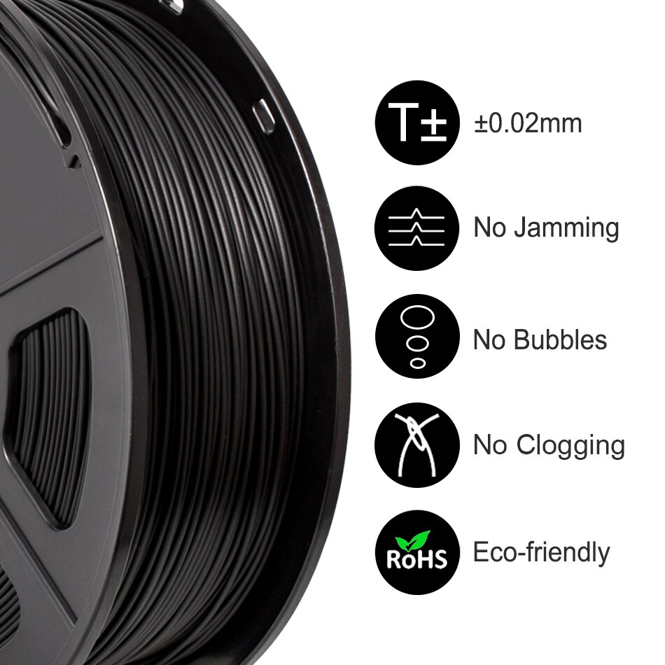 1.75MM 1kg/2.2lbs PLA 3D Printer Filament PLA Material for 3D Printer Plastic High strength suitable for FDM3D Printers