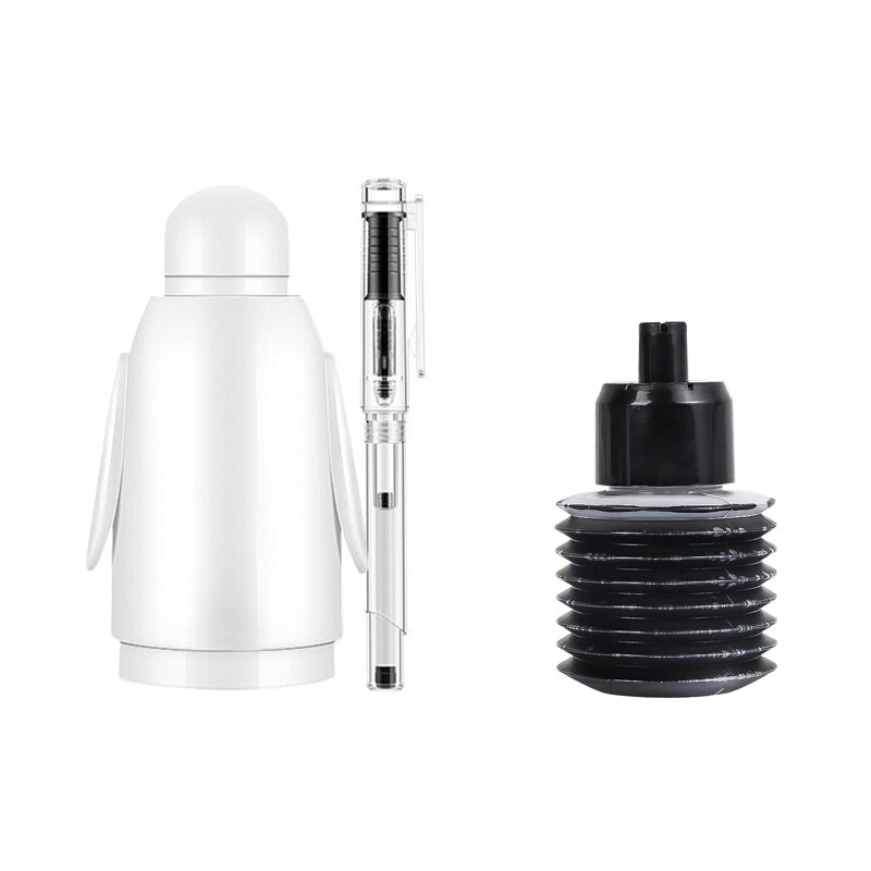 Automatic Ink Fountain Pen Fountain Pens for Writing Automatic Ink Pen Transparent Pen Student Pen Beginners Available S
