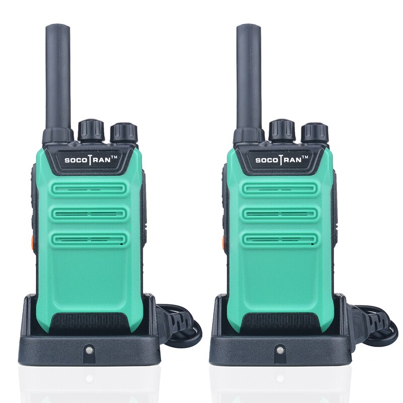 2 Pz/lotto SOCOTRAN SC-508 mini walkie talkie UHF 400-470MHz 16CH 2W Portatile A Due vie Radio scrambler VOX radio di prosciutto (Quattro colori)