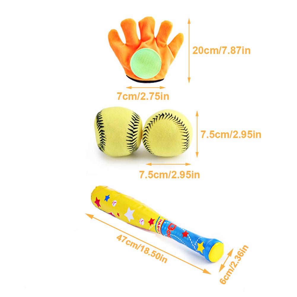 Kids Baseball Speelgoed Set Plastic Zachte Baseball Sport Speelgoed Kinderen Bat Handschoenen Bal Set Voor Kids School Outdoor Game Spelen